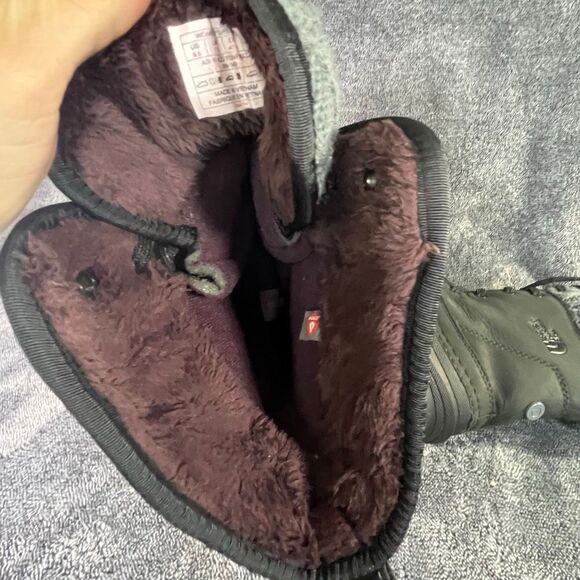 The North Face ThermoBall Insulated Winter Boots – Women’s 9.5 – Black/Grey - Picture 7 of 8